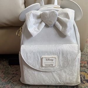 Loungefly White Lace Backpack